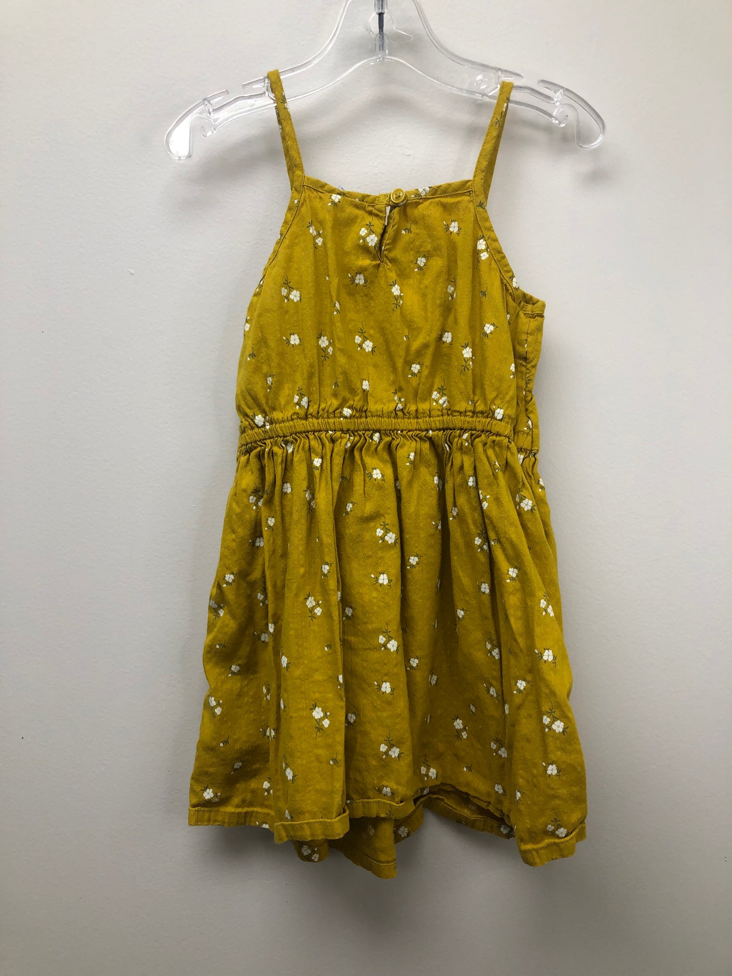 Old Navy Child Size 4 yellow floral Dress