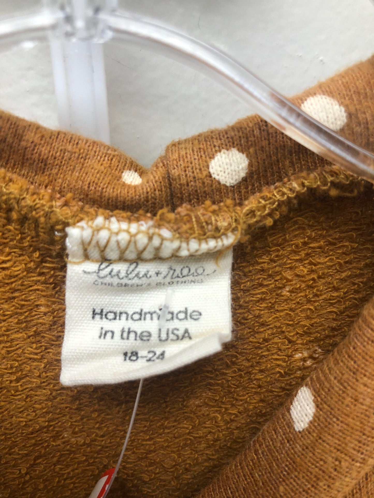 18-24m lulu + roo rust polka dot 2 PC Ensembles