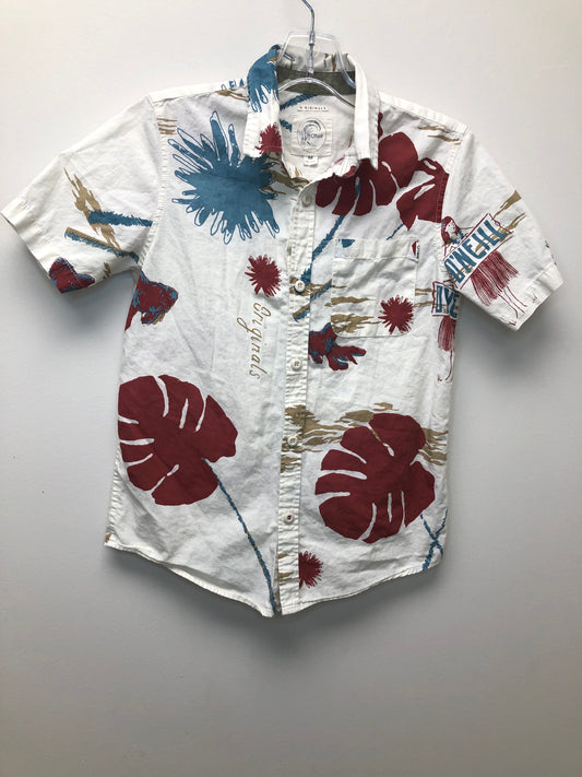 10 oneill cream floral Shirt