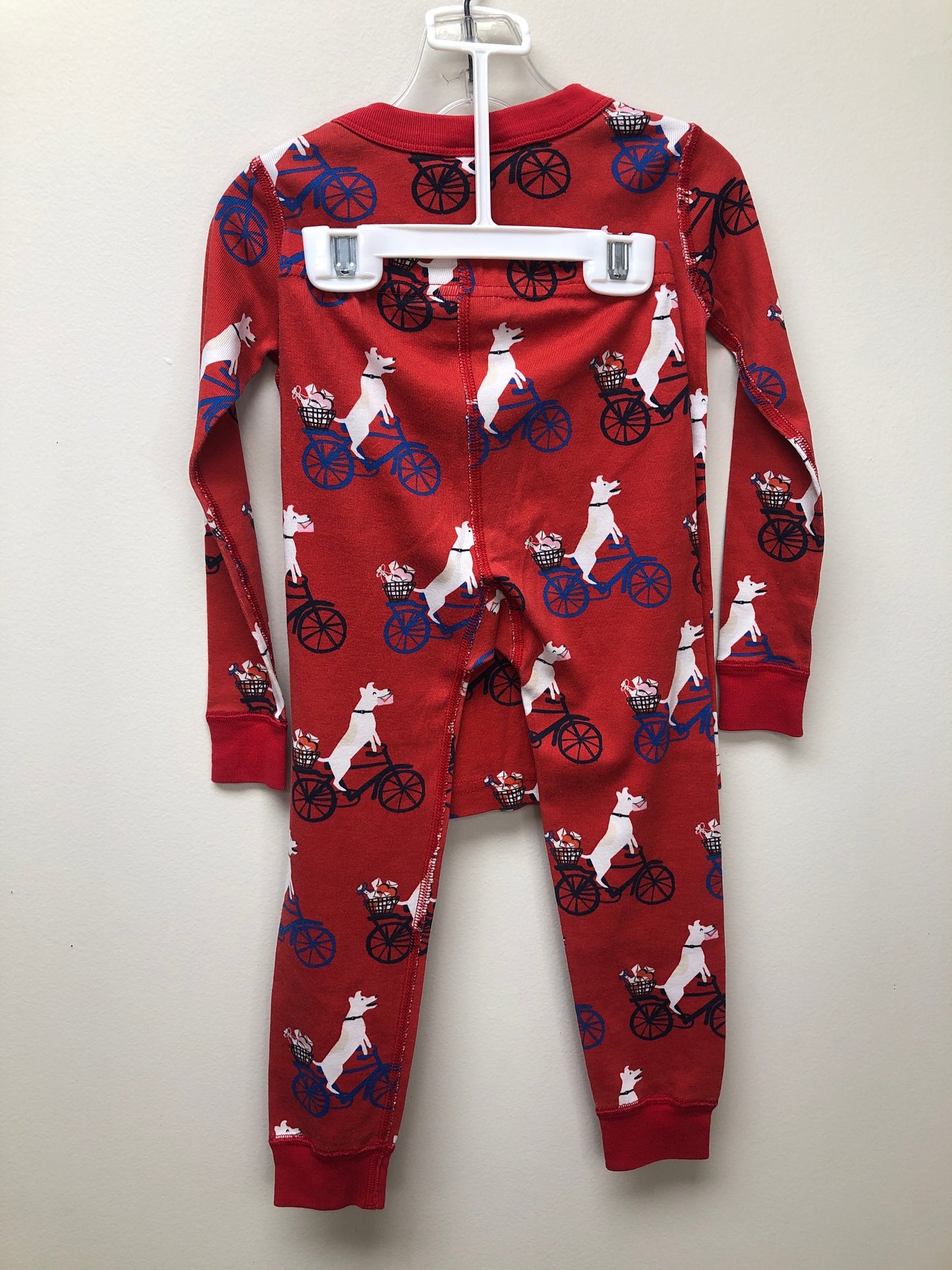 4 Hanna Andersson red Dogs Pajamas