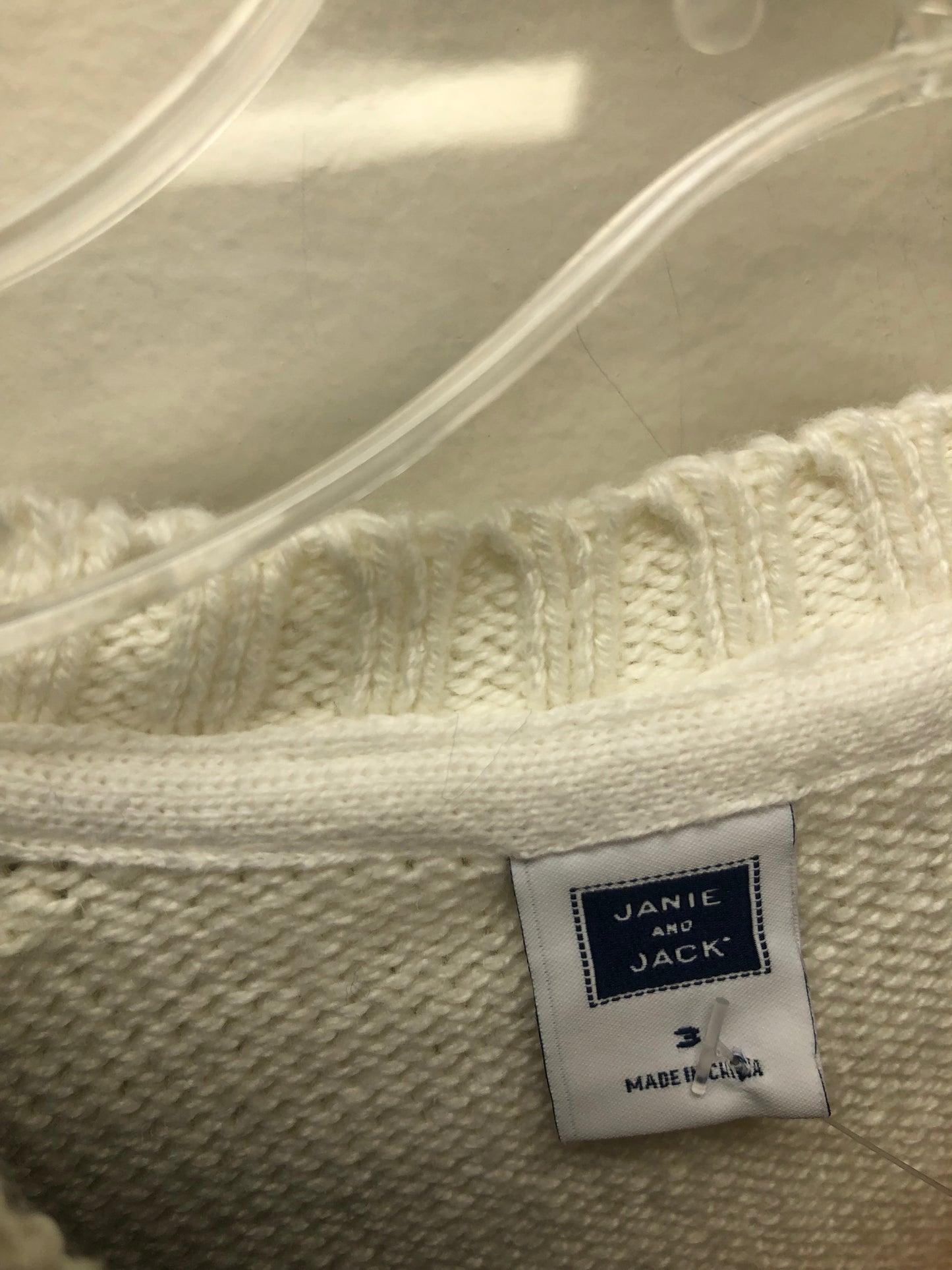 3T Janie and Jack navy Knit Sweater