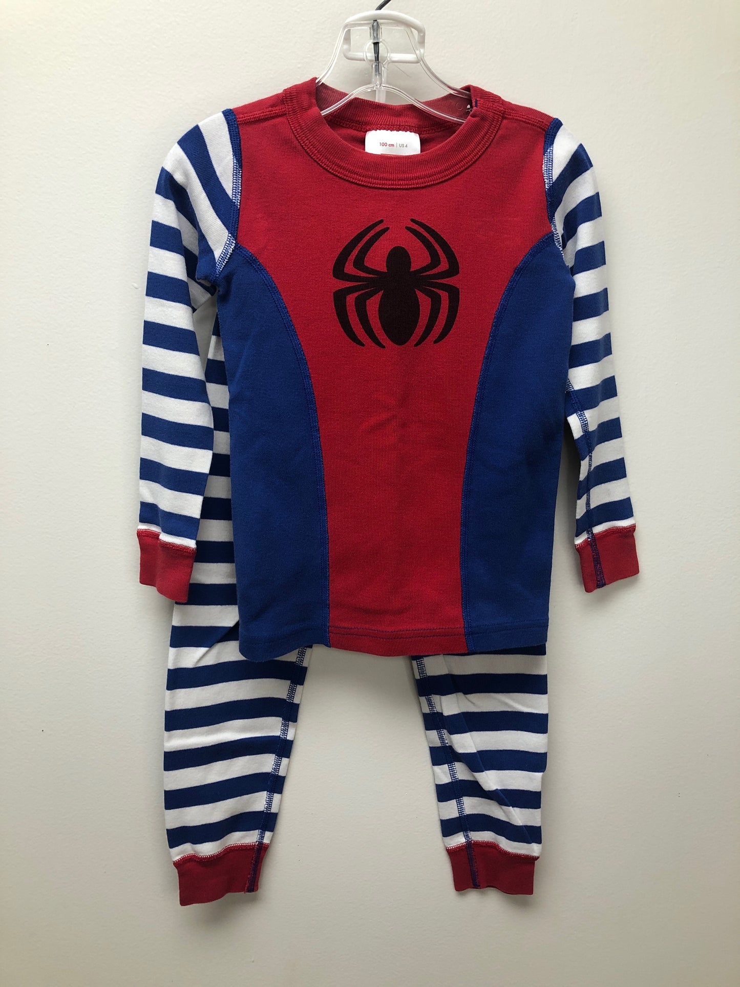 4 Hanna Andersson red Spiderman Pajamas