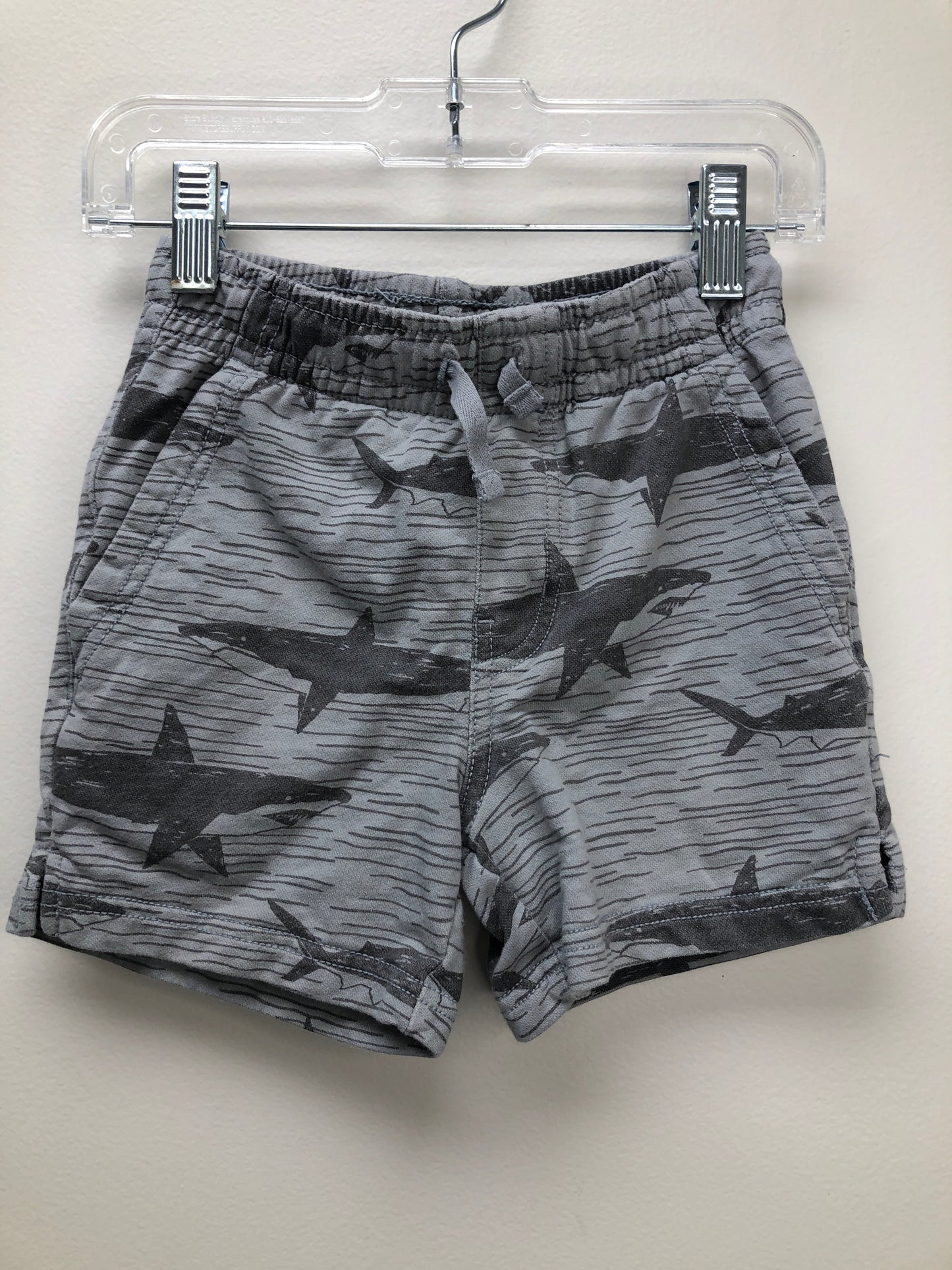 5t tea grey sharks Shorts