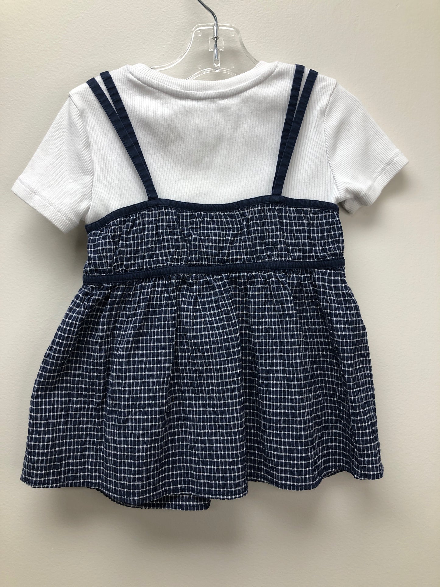 Size 6 Zara navy plaid Dress