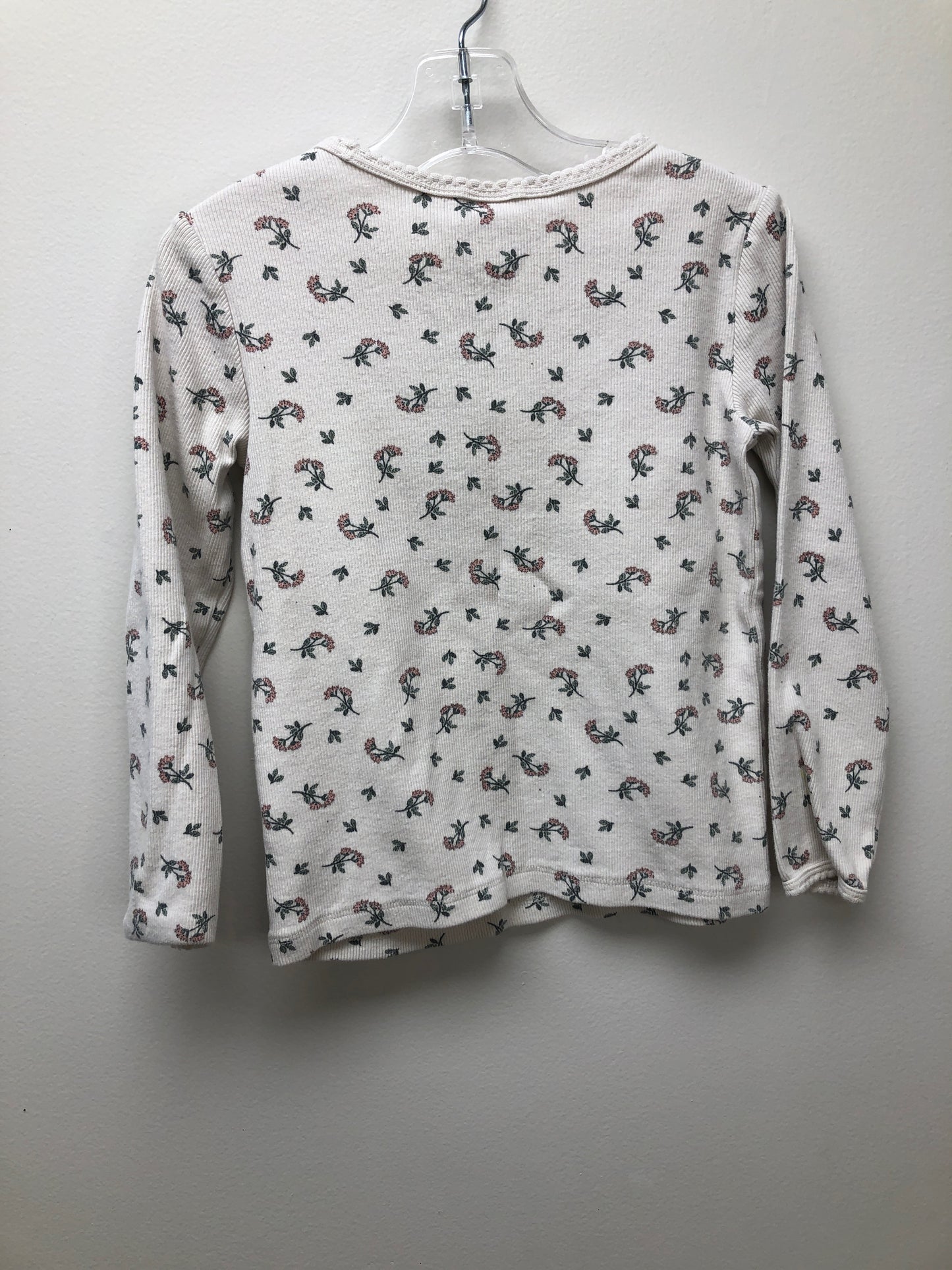 5 Zara cream floral Shirt