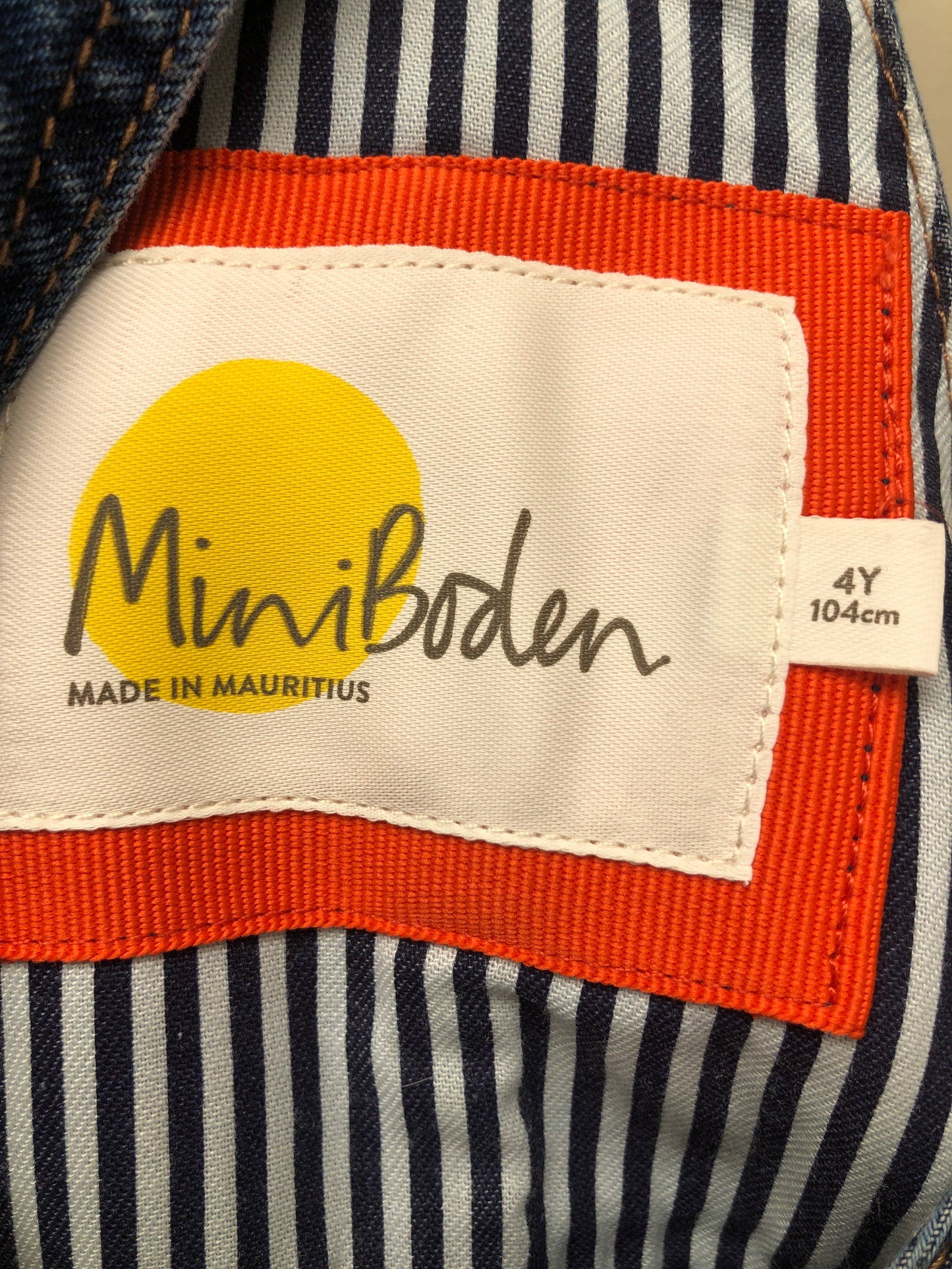 4 NEW Mini Boden denim tractor Overalls
