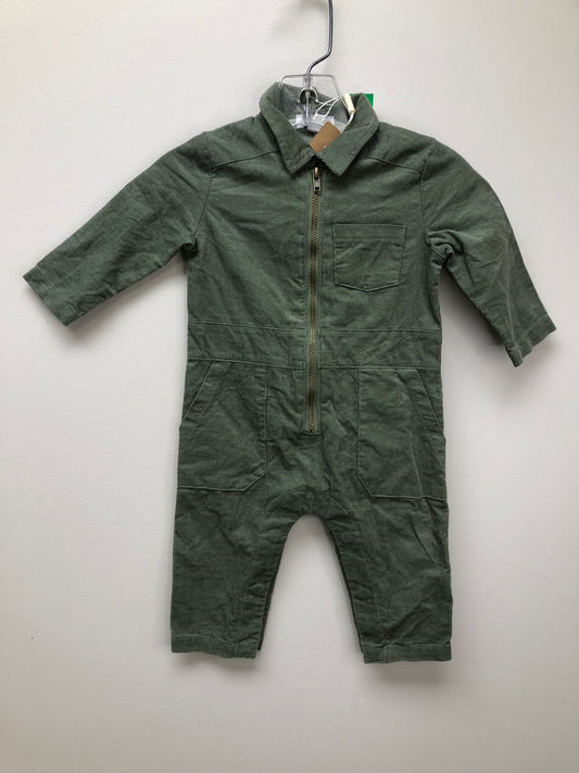 3-6m Angel Dear green corduroy 1 PC Ensemble