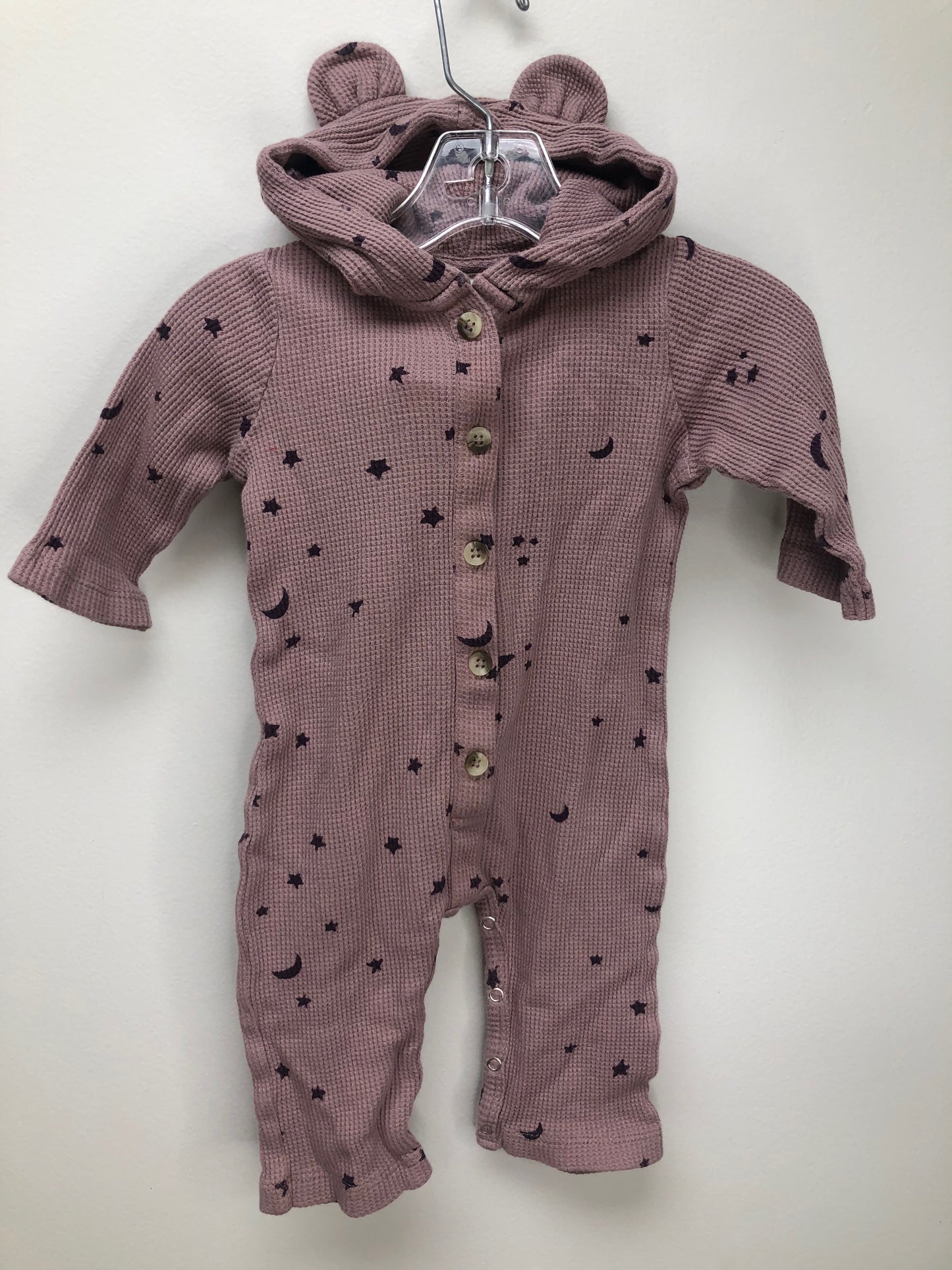 6-12 Months Kate Quinn purple knit Romper