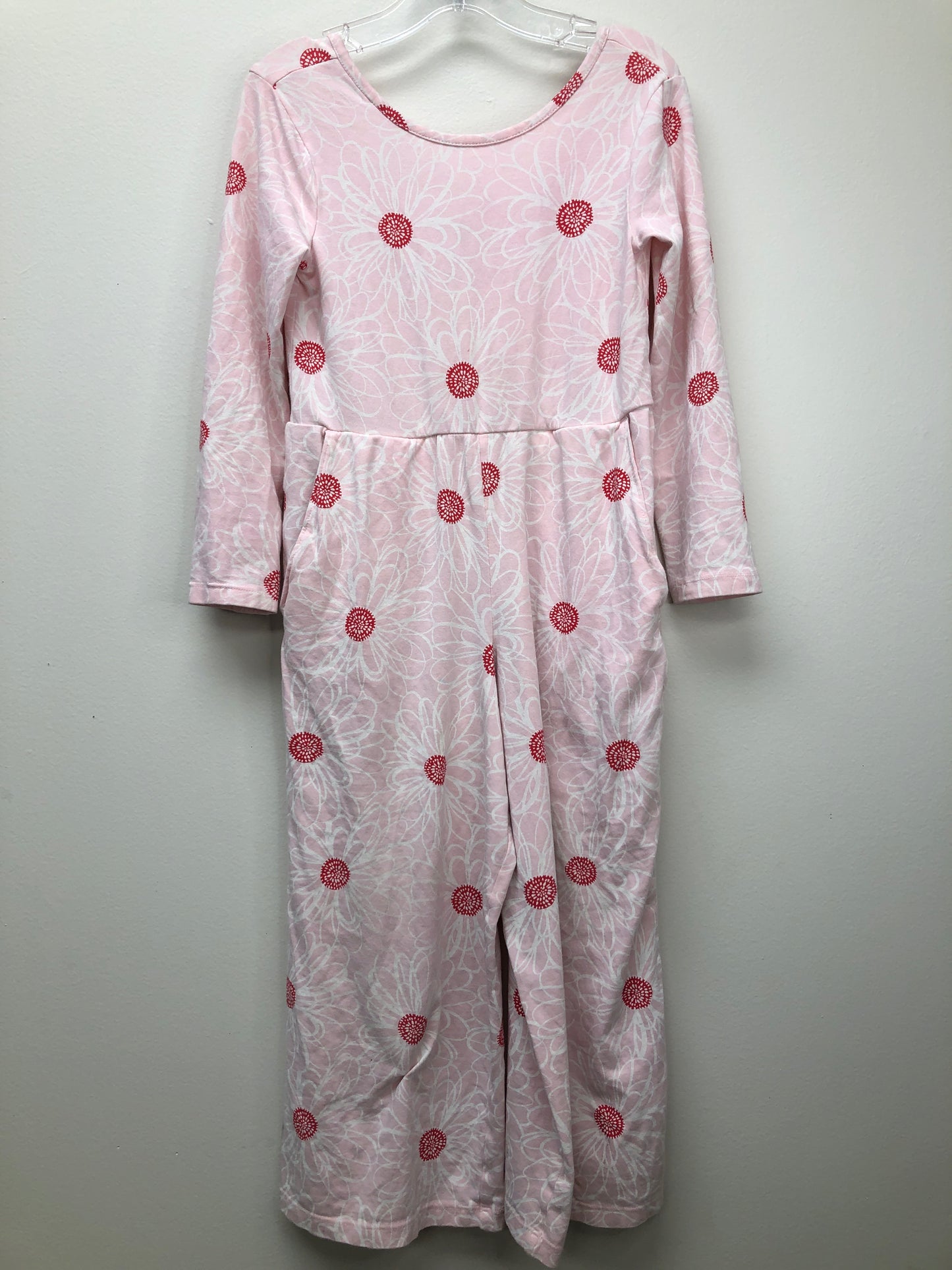 6y tea pink floral Romper