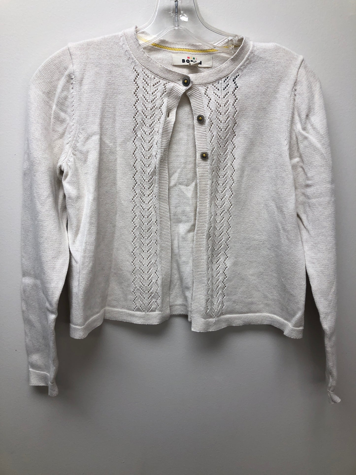 9-10 Mini Boden cream Sweater