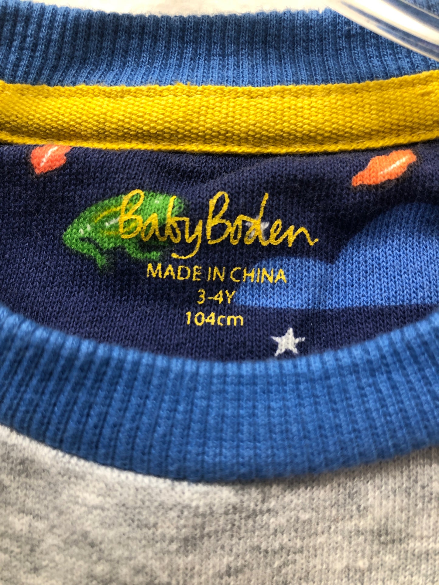 3-4 Baby Boden gray hedgehog Sweatshirt