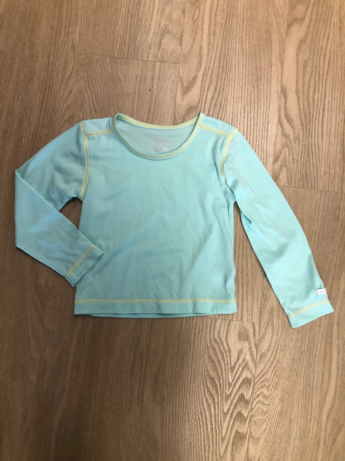 Columbia Child Size 4 Teal Shirt