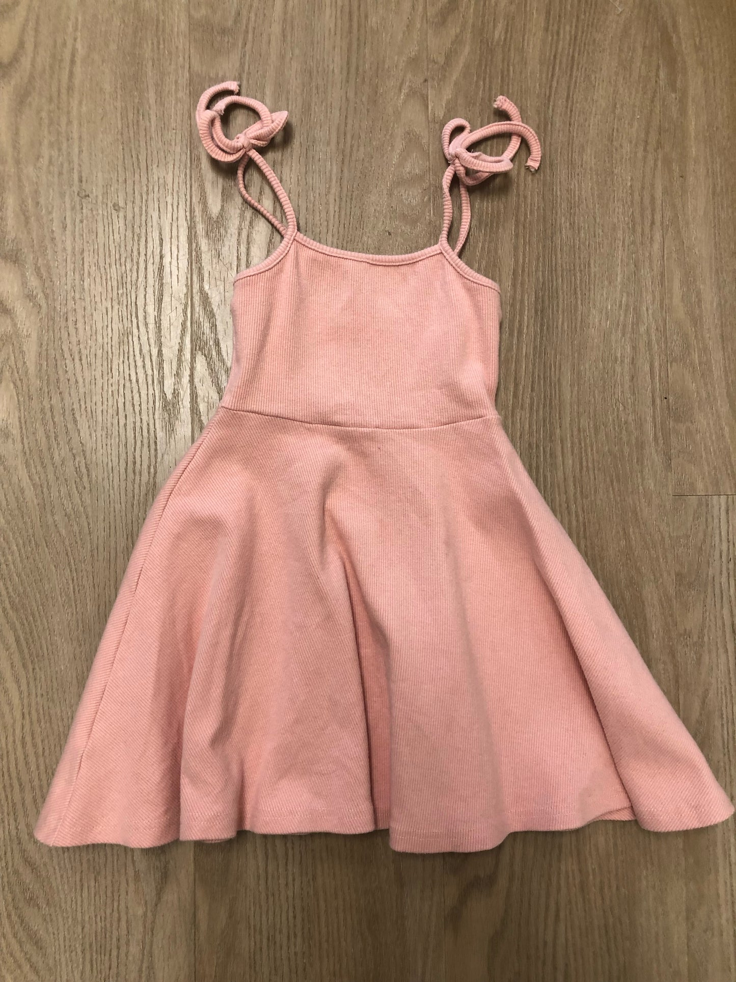 Vignette Child Size 2T Pink Ribbed Dress