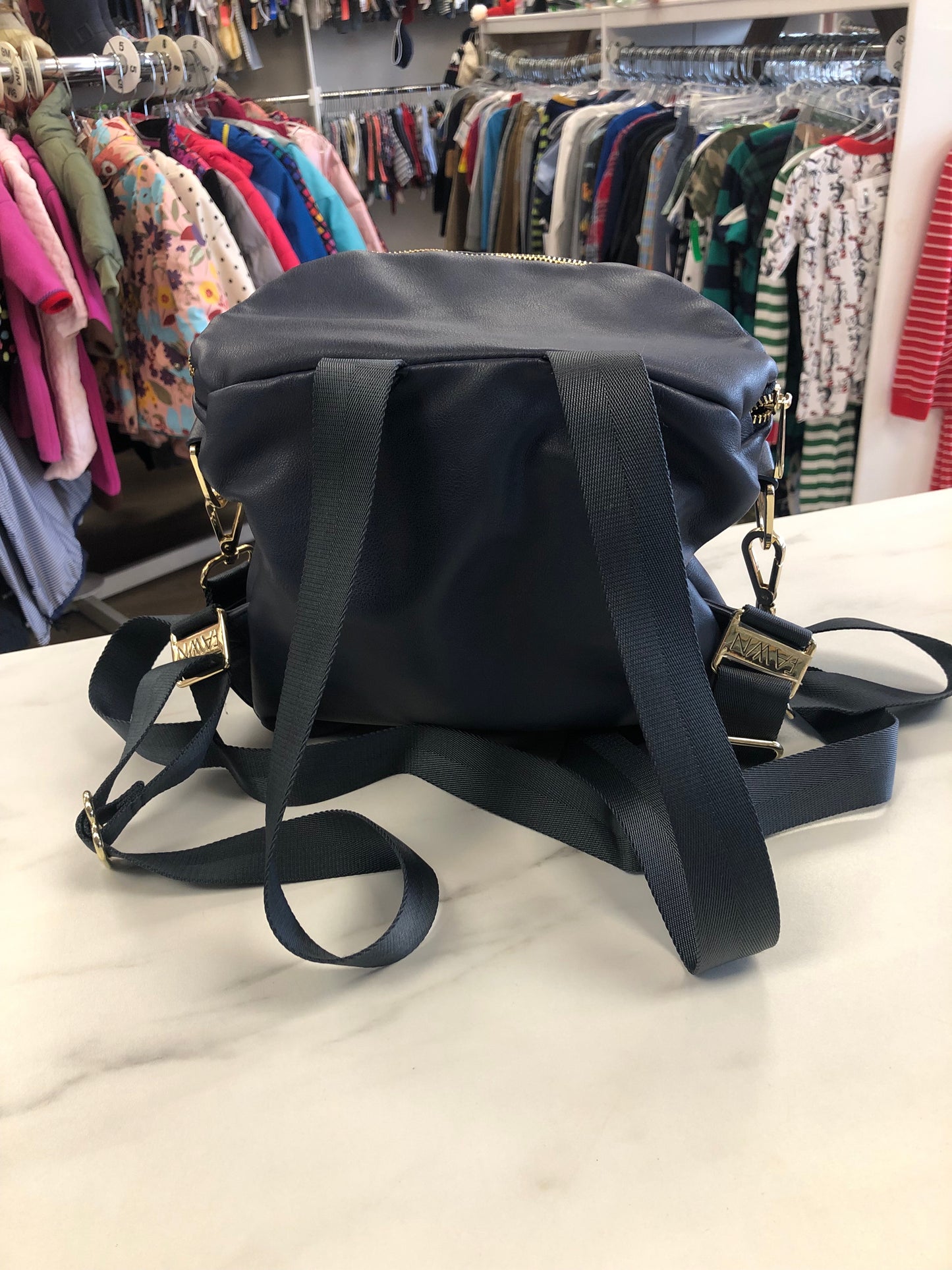 Fawn Design Blue Backpack Diaper Bag