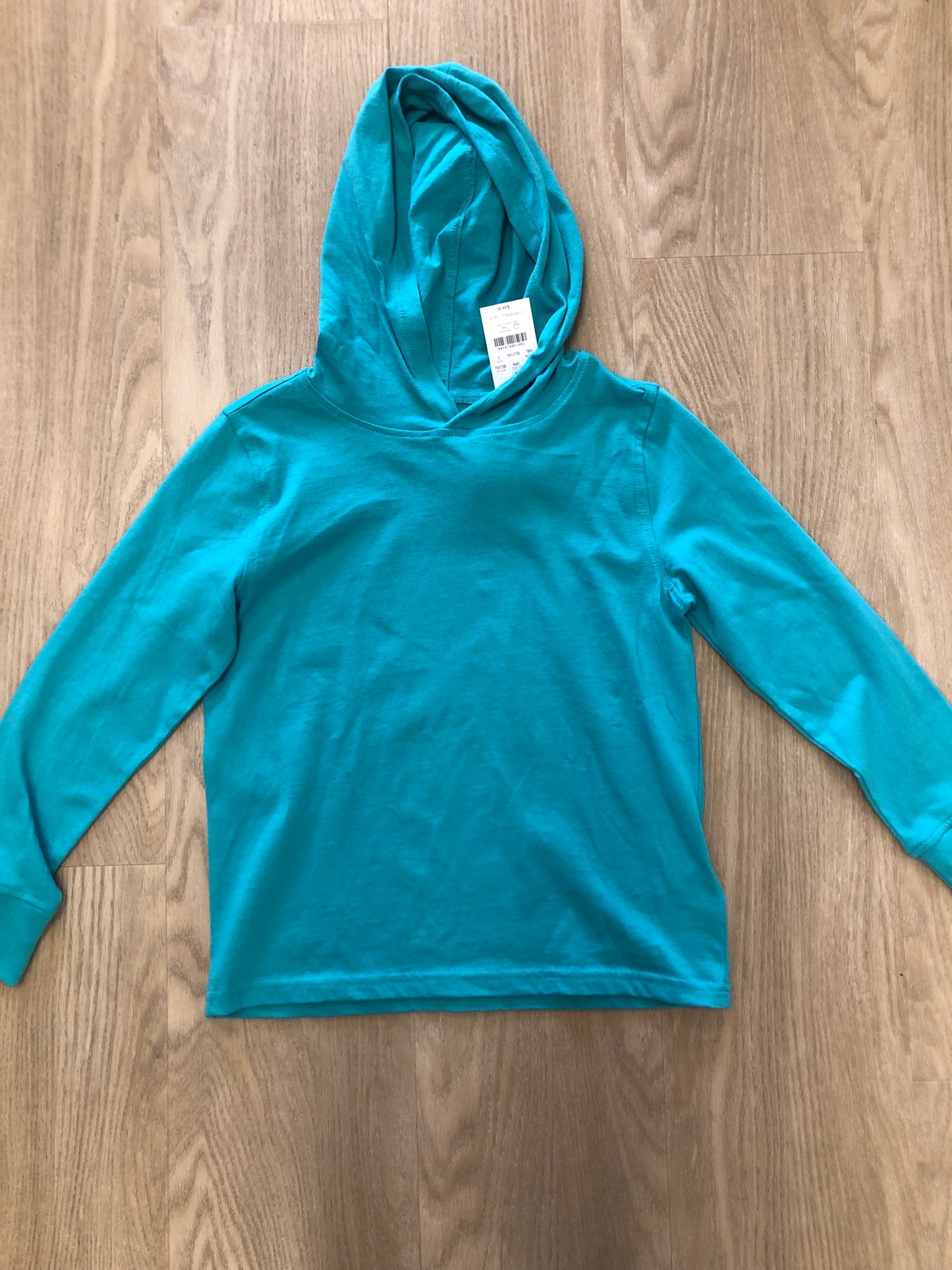 crewcuts Child Size 6 Blue Hooded Shirt