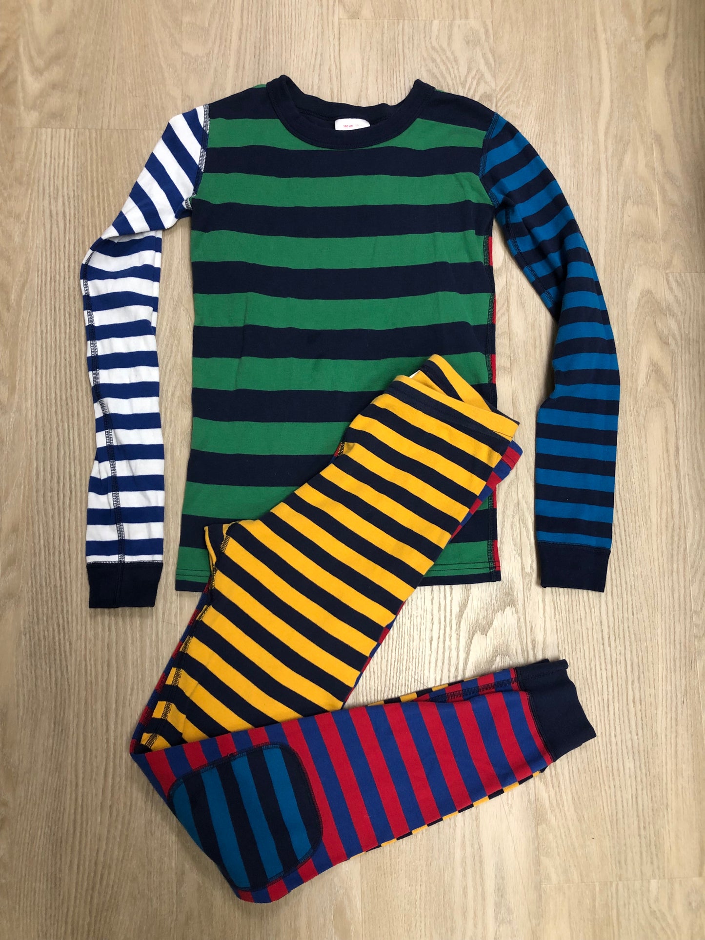Hanna Andersson Child Size 14 Multi-Color Stripe Pajamas
