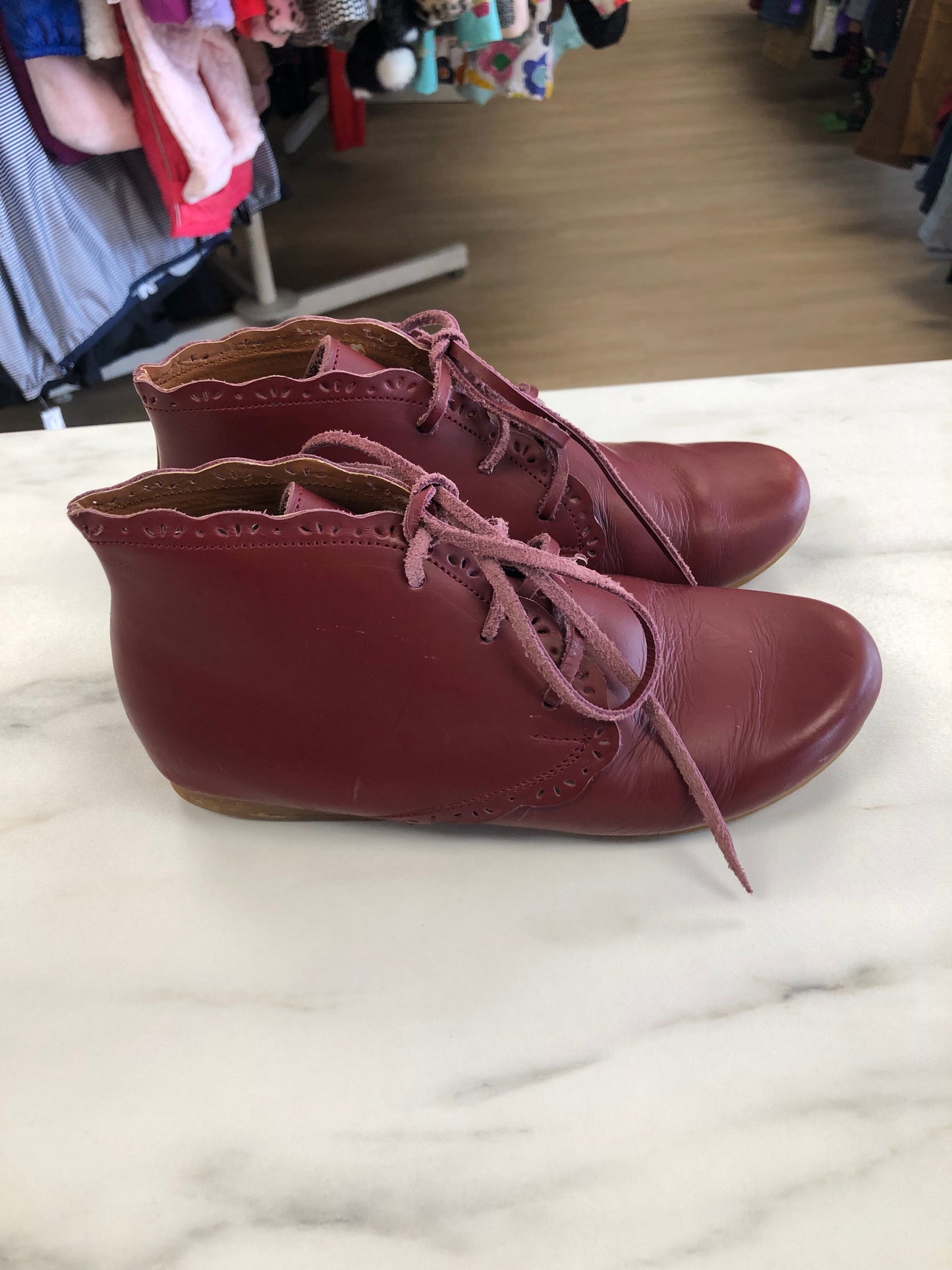 Adelisa & Co 1 Burgundy Shoes/Boots